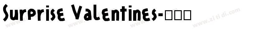 Surprise Valentines字体转换